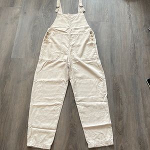 Abercrombie & Fitch beige overalls